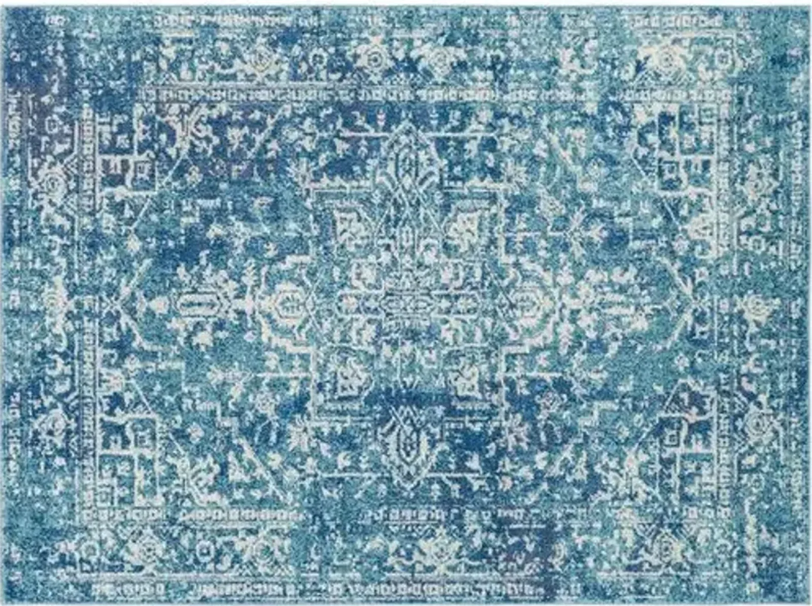 Corvi Rug - Blue/Neutral - Blue