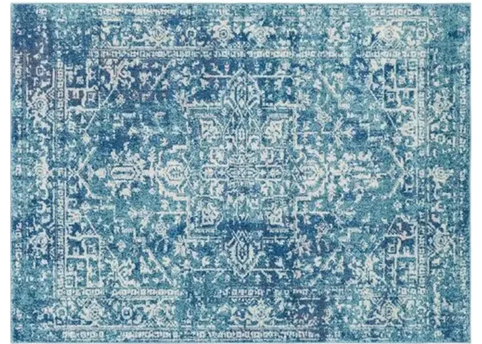 Corvi Rug - Blue/Neutral - Blue