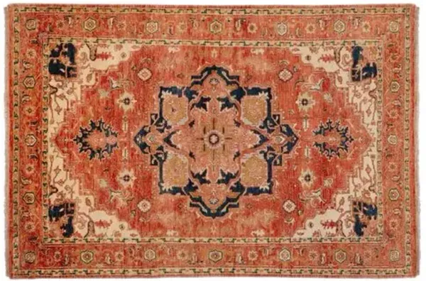 Zeus Rug - Rust/Beige - Orange - Orange