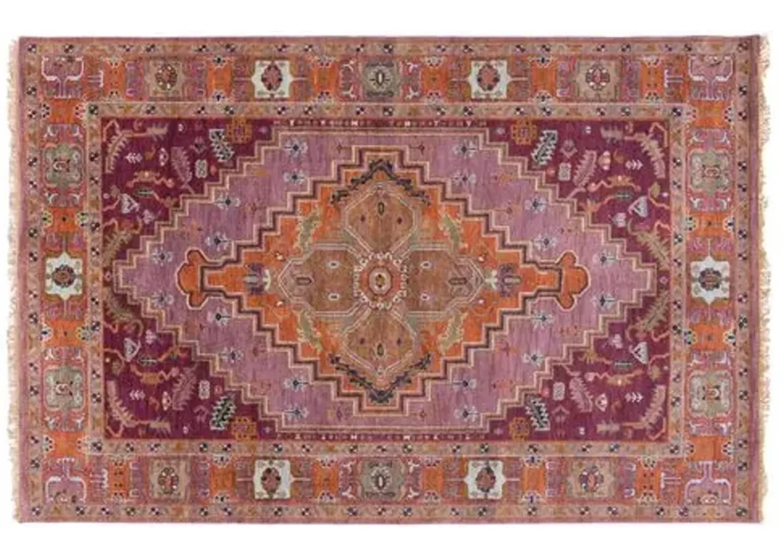 Fabianne Rug - Mauve/Orange - Orange