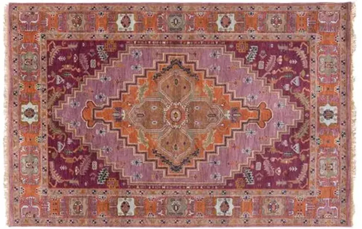 Fabianne Rug - Mauve/Orange - Orange