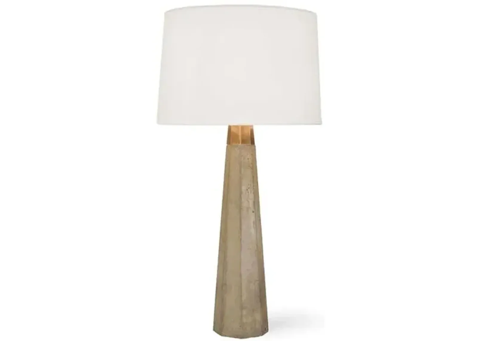 Beretta Concrete Lamp - Natural - Regina Andrew