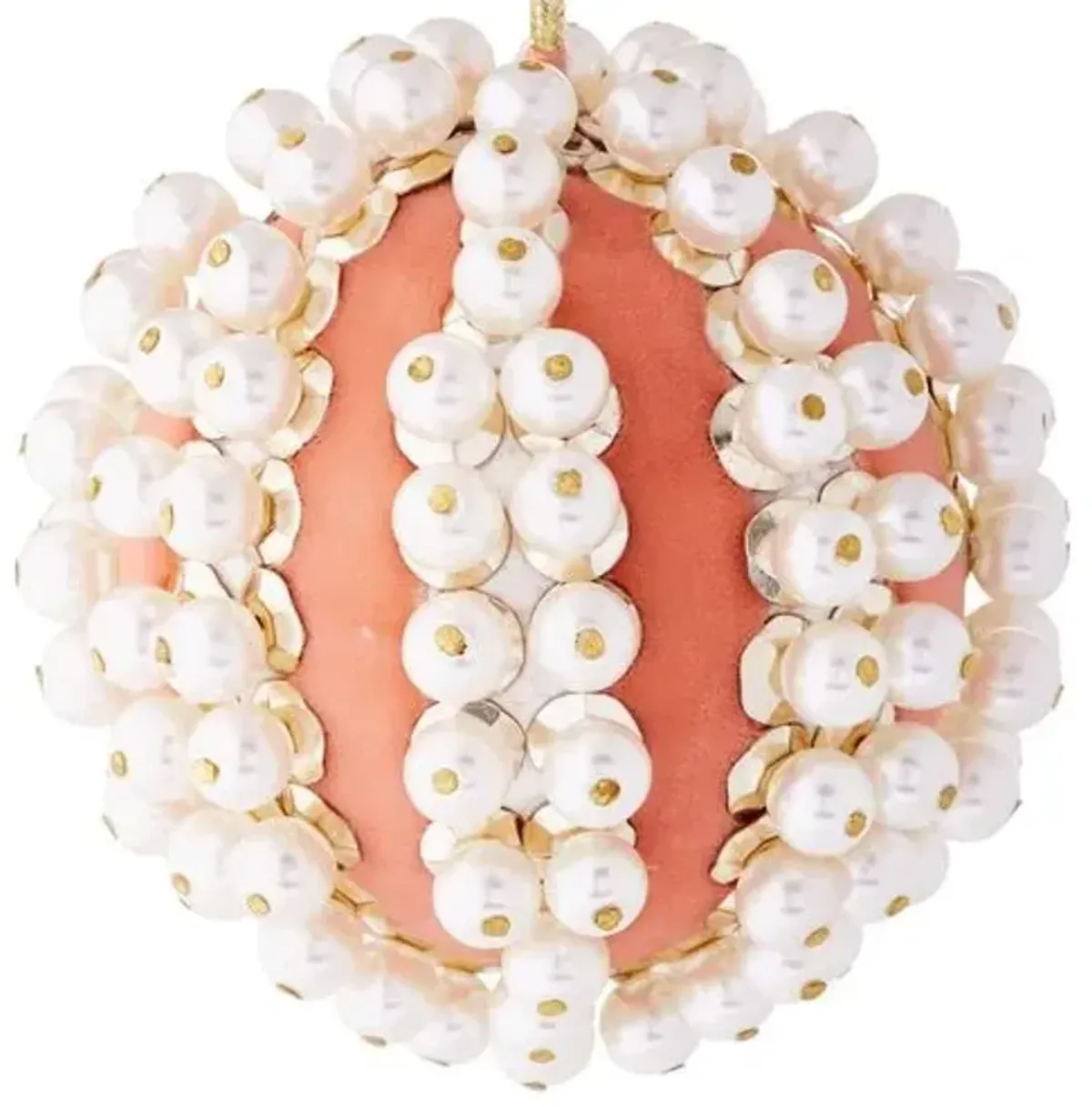 Pearl Ball Ornament - Pale Pink - Joanna Buchanan