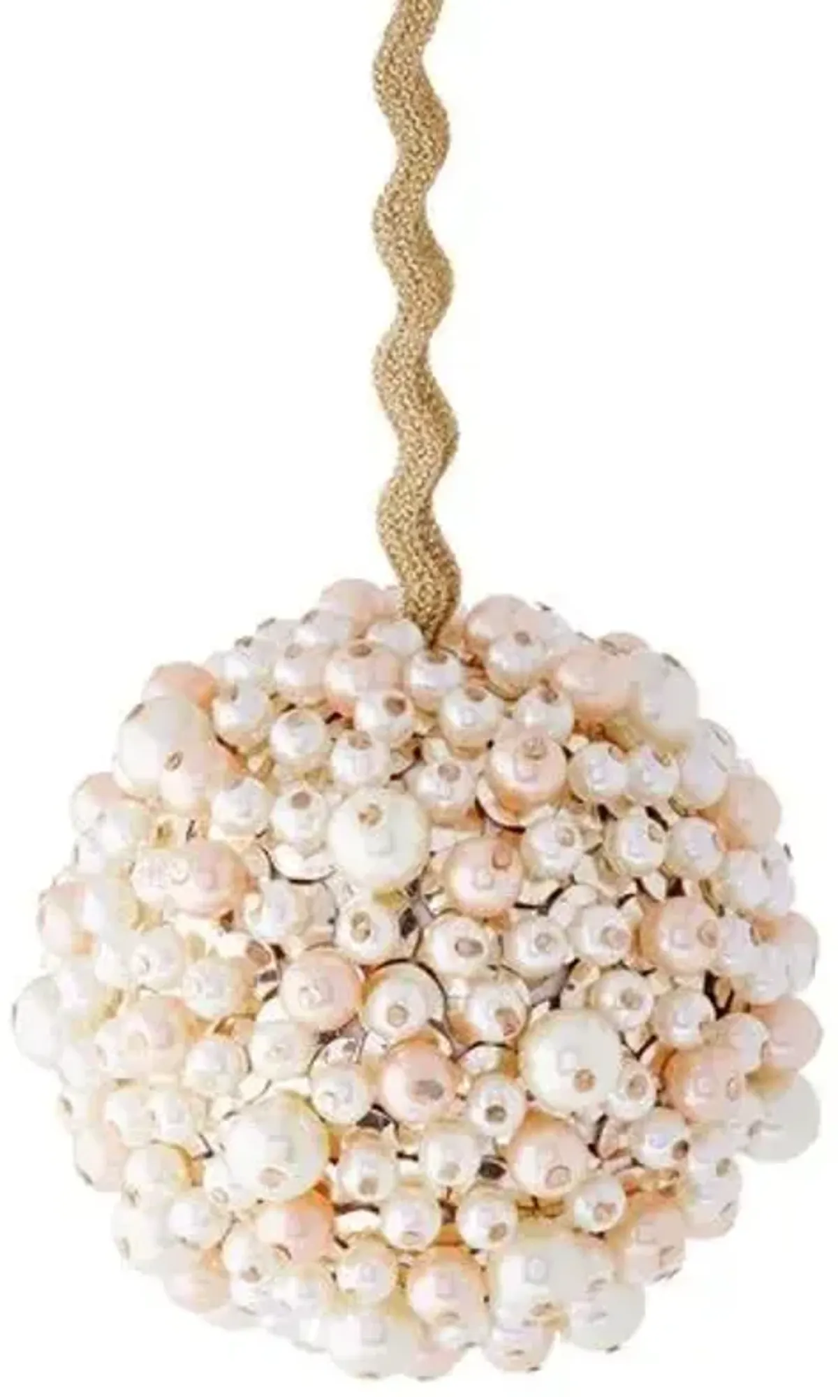 Multi Pearl Ball Ornament - Cream - Joanna Buchanan - Pink