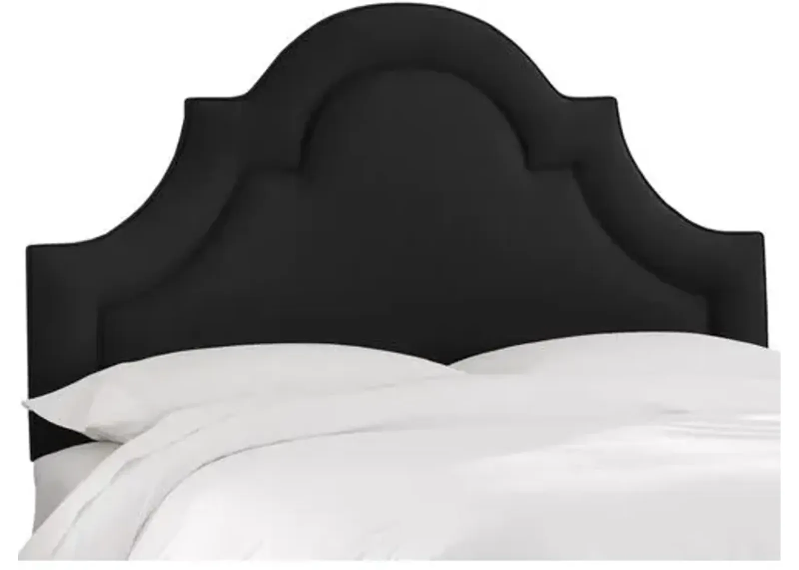 Kennedy Arched Headboard - Black