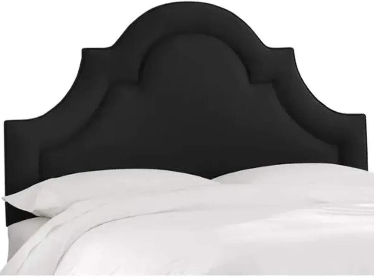 Kennedy Arched Headboard - Black