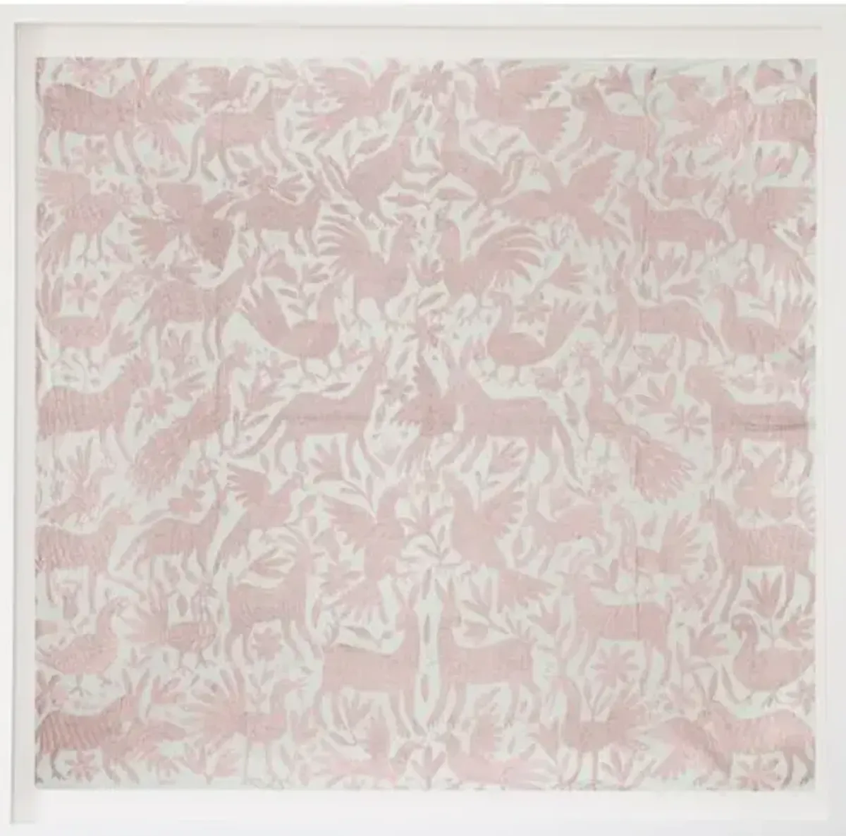 Dawn Wolfe - Blush Otomi - Dawn Wolfe Design - Pink