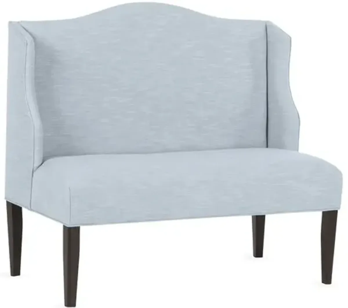 Chelsea Camelback Banquette - Handcrafted - Blue