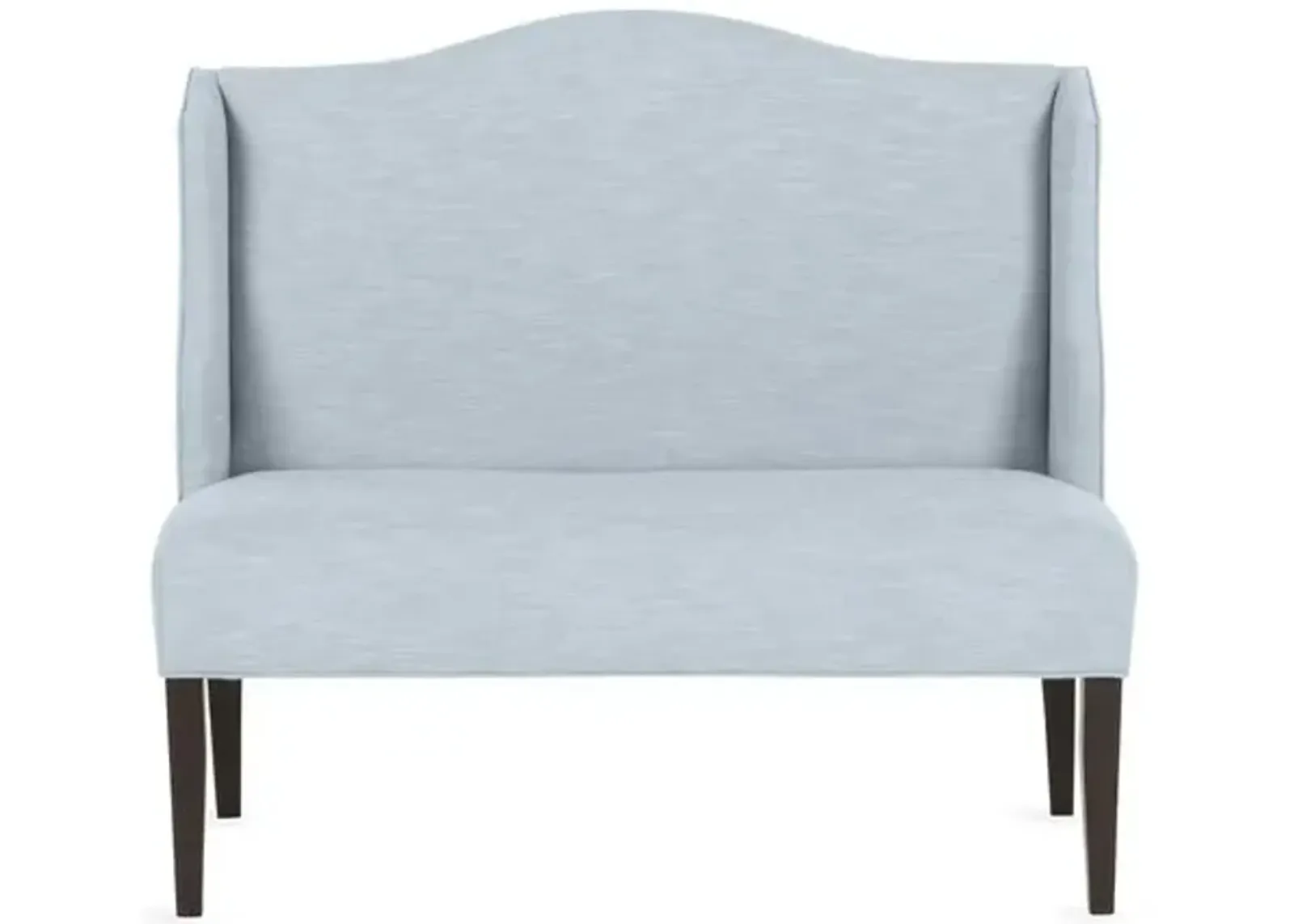 Chelsea Camelback Banquette - Handcrafted - Blue