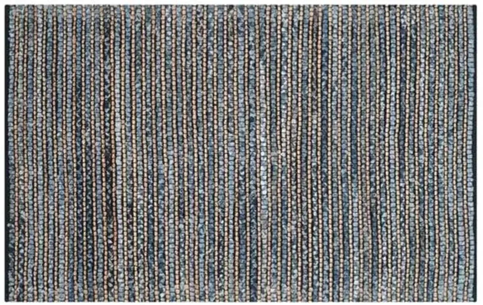 Niles Jute Rug - Blue - Blue