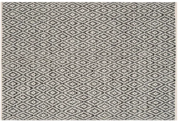 Milligan Rug, Ivory/Dark Gray
