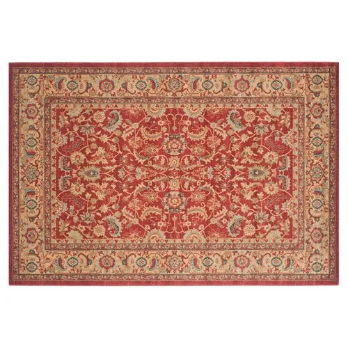 Pacey Rug - Red/Natural - Red