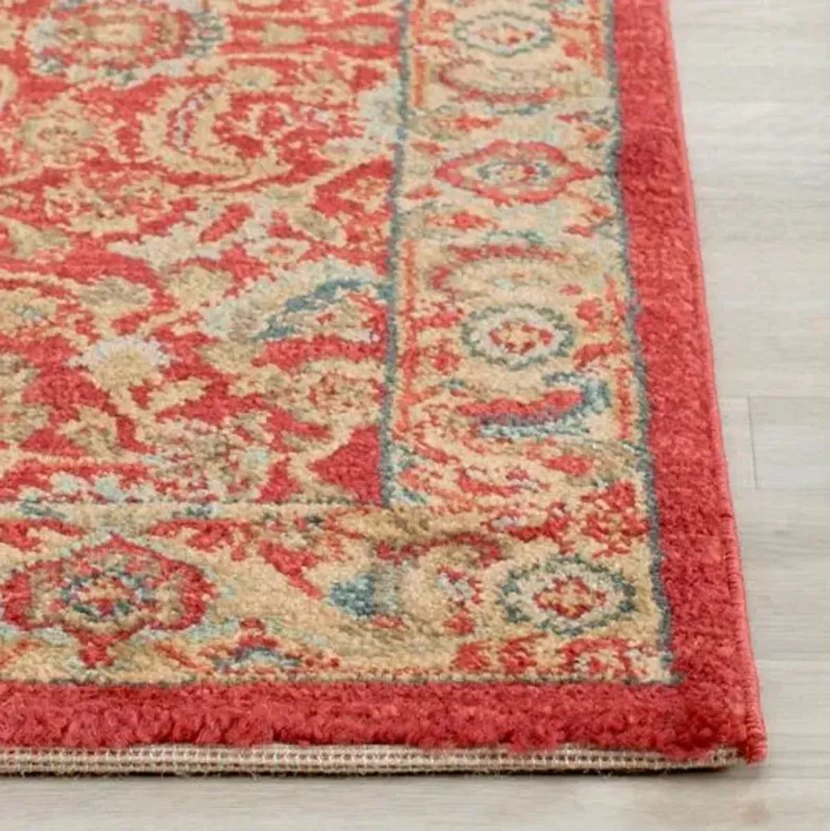 Pacey Rug - Red/Natural - Red