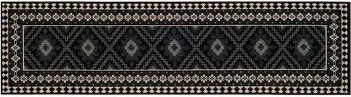 Pierce Outdoor Rug - Black - Black