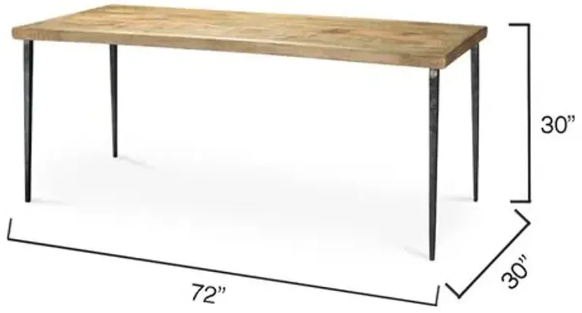 Farmhouse Dining Table - Natural - Jamie Young Co.