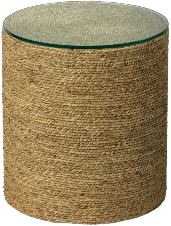 Harbor Sea Grass Side Table, Natural