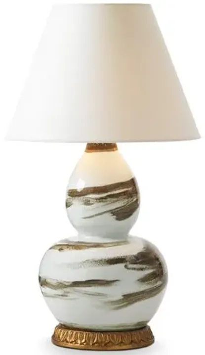 Brushstroke Table Lamp - Brown/White - Bunny Williams Home