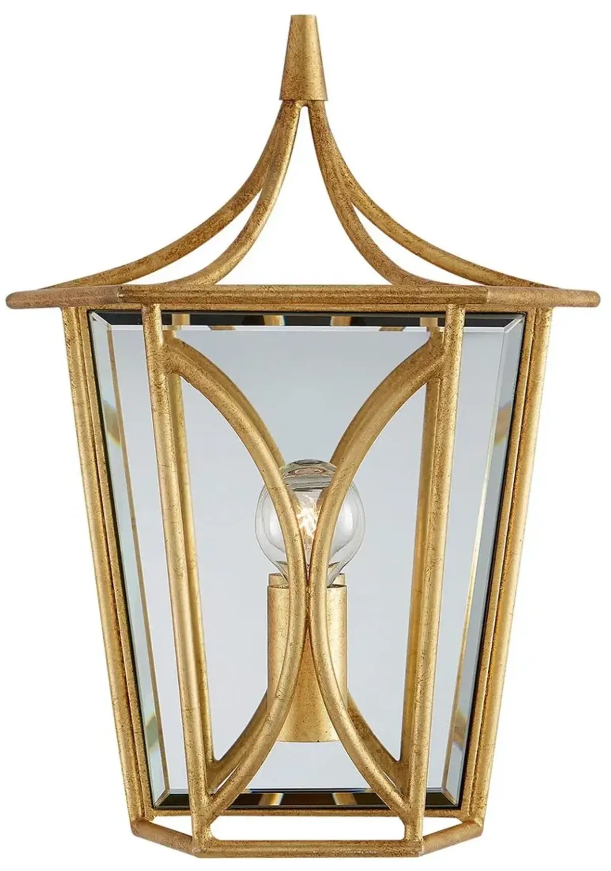 Visual Comfort - Cavanagh Mini Lantern Sconce - Gold
