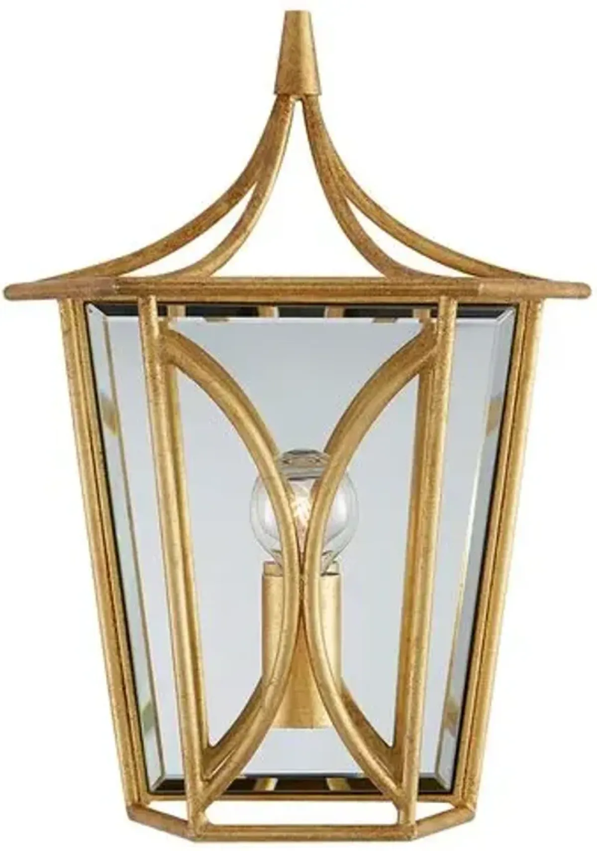 Visual Comfort - Cavanagh Mini Lantern Sconce - Gold