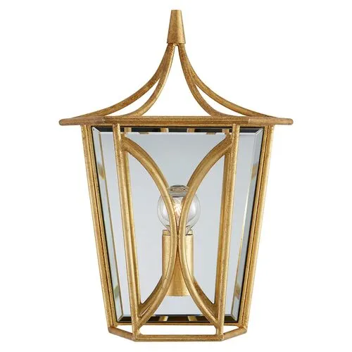 Visual Comfort - Cavanagh Mini Lantern Sconce - Gold