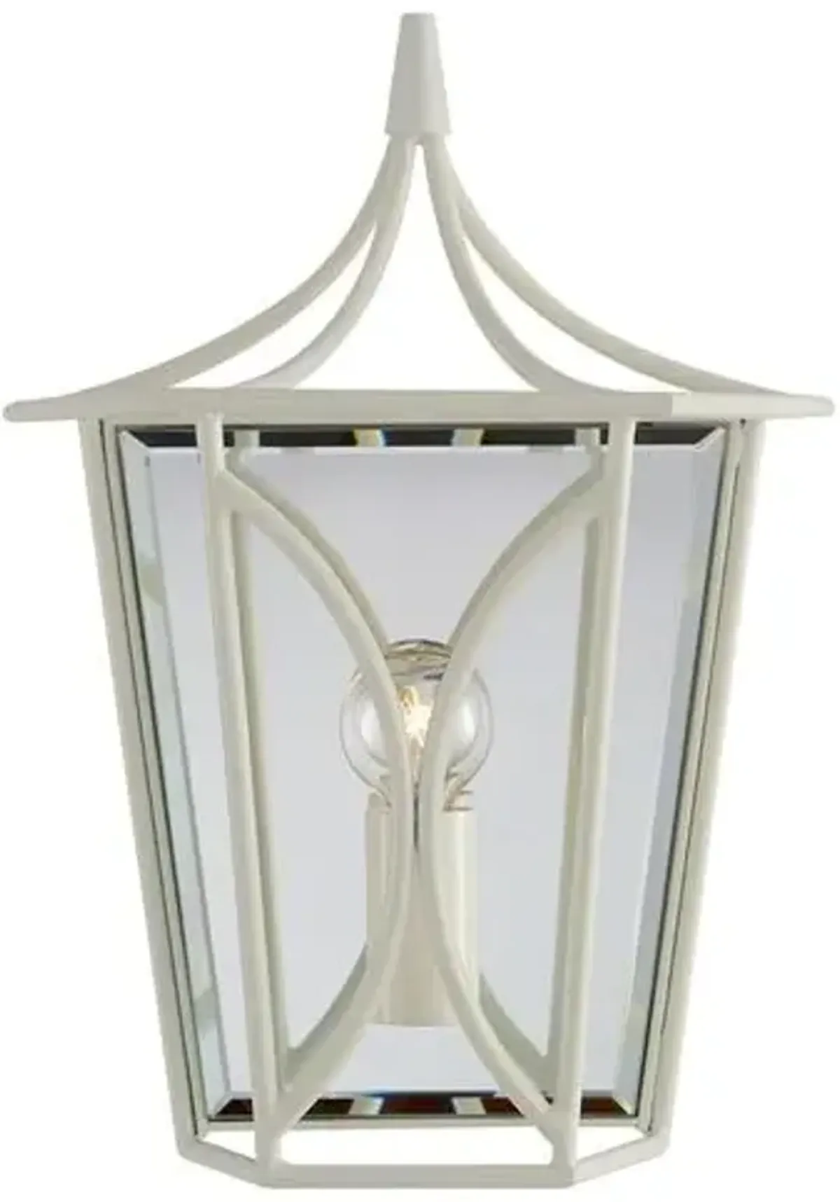 Visual Comfort - Cavanagh Mini Lantern Sconce - Ivory