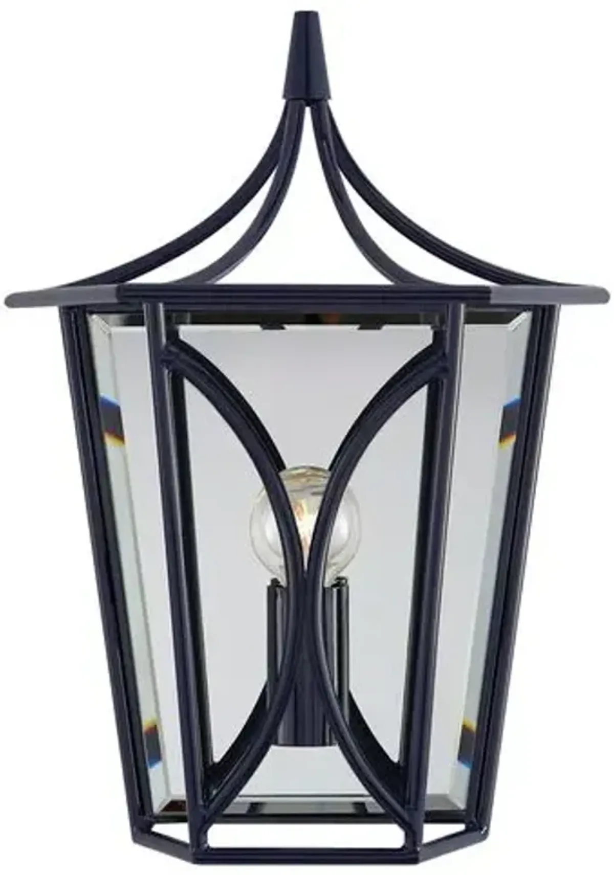 Visual Comfort - Cavanagh Mini Lantern Sconce - Blue