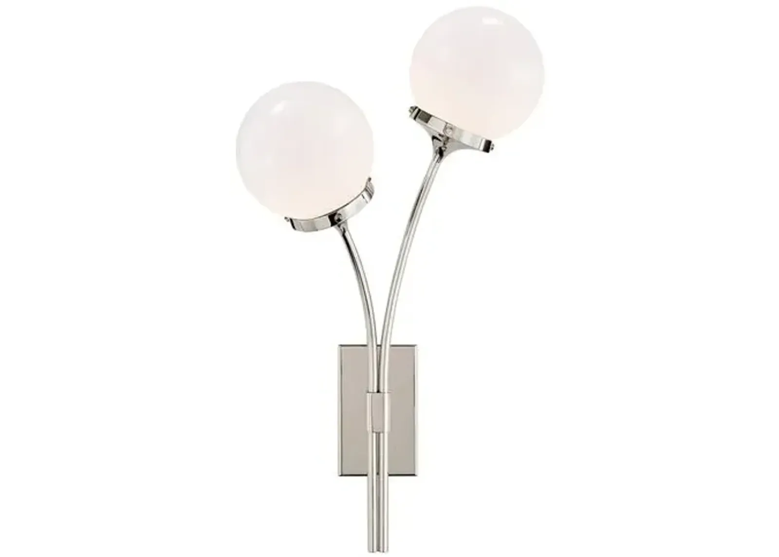 Visual Comfort - Prescott Left Sconce - Silver