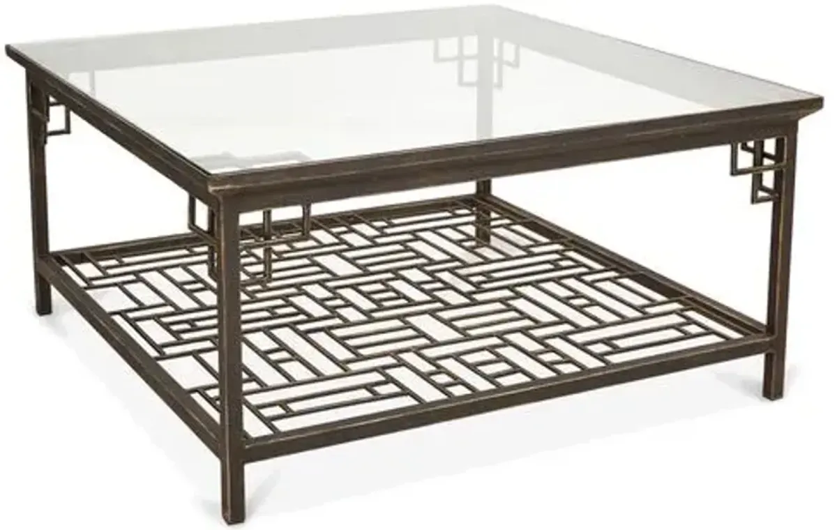 Larkspur Coffee Table - Burnished Gold