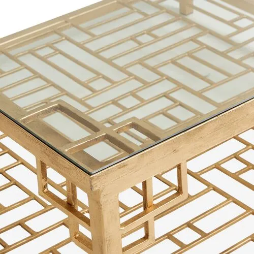 Larkspur Coffee Table - Gold