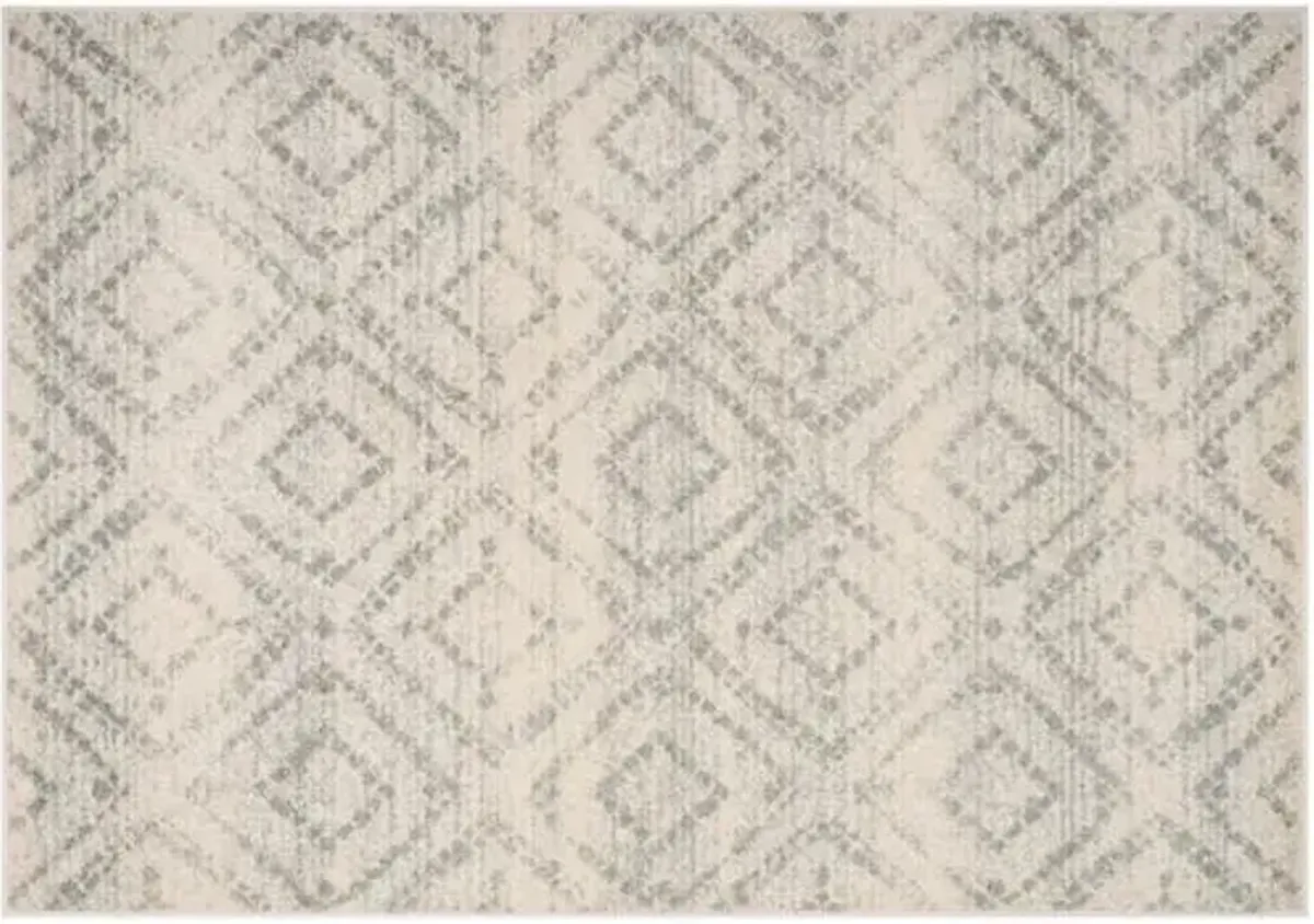 Adelle Rug - Ivory/Light Blue - Ivory