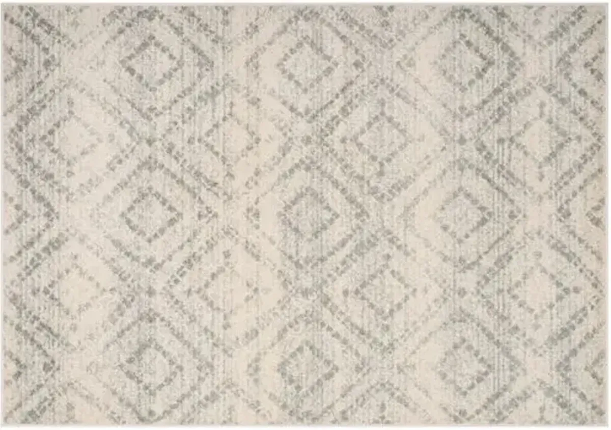 Adelle Rug - Ivory/Light Blue - Ivory