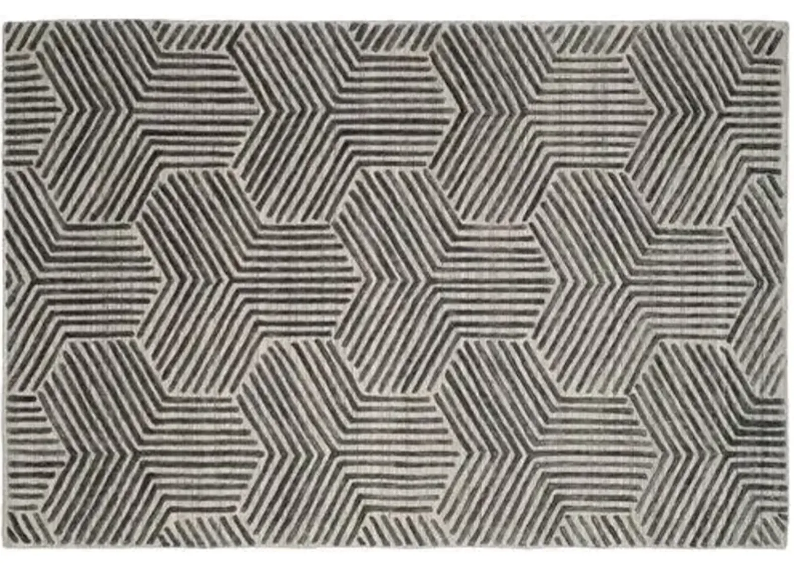 Frazer Rug - Light Gray/Charcoal - Gray