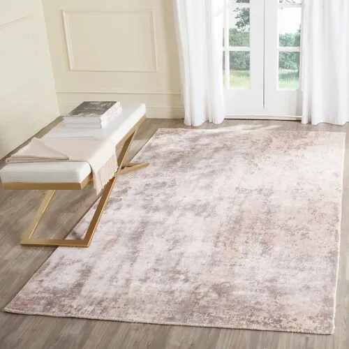 Jetty Rug - Pink/Ivory - Pink