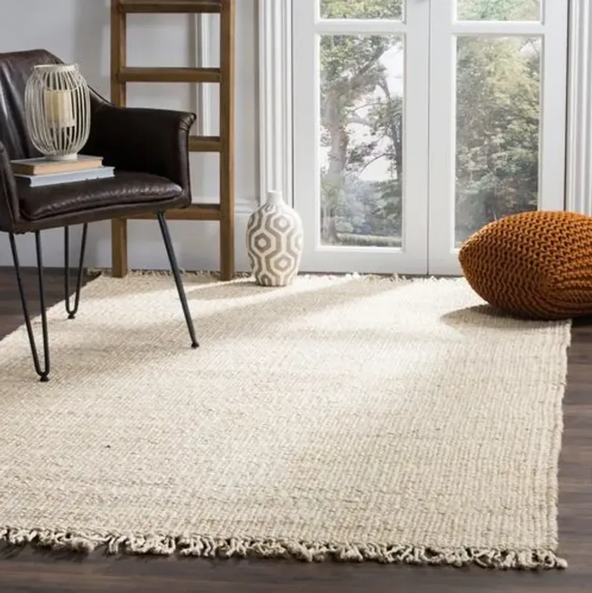 Denslow Jute Rug - Ivory - Ivory