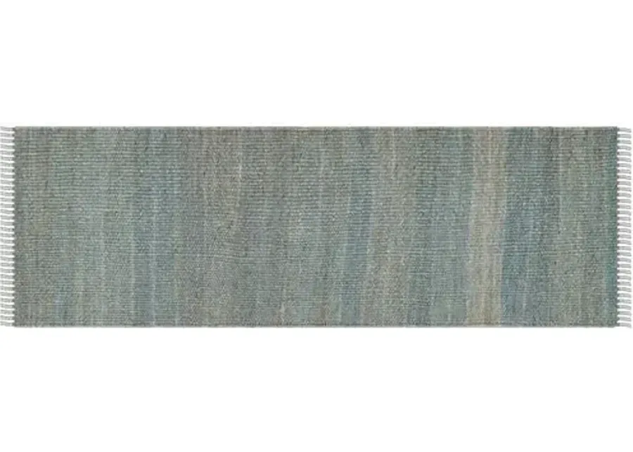 Marek Jute Rug - Blue/Green - Blue