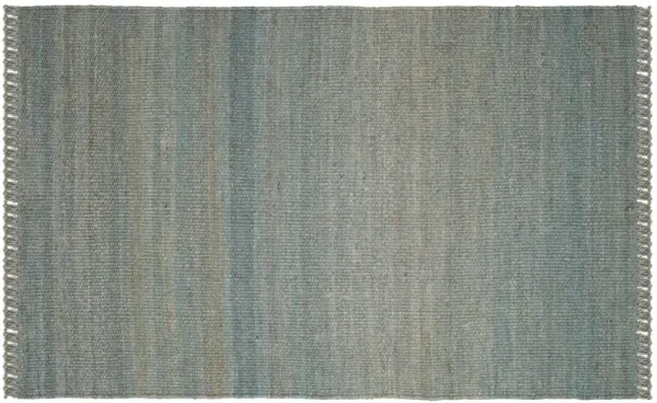 Marek Jute Rug - Blue/Green - Blue