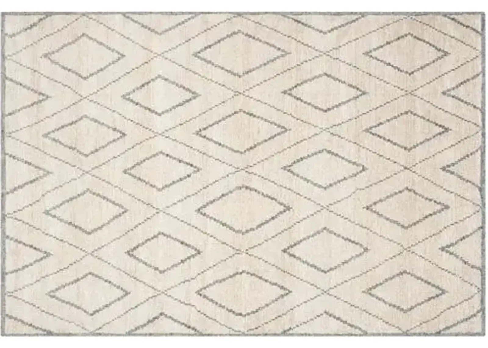 Covern Hand-Knotted Rug - Beige/Gray - Beige