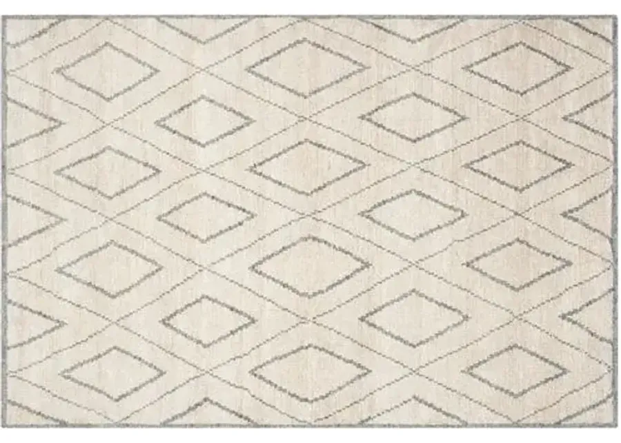 Covern Hand-Knotted Rug - Beige/Gray - Beige