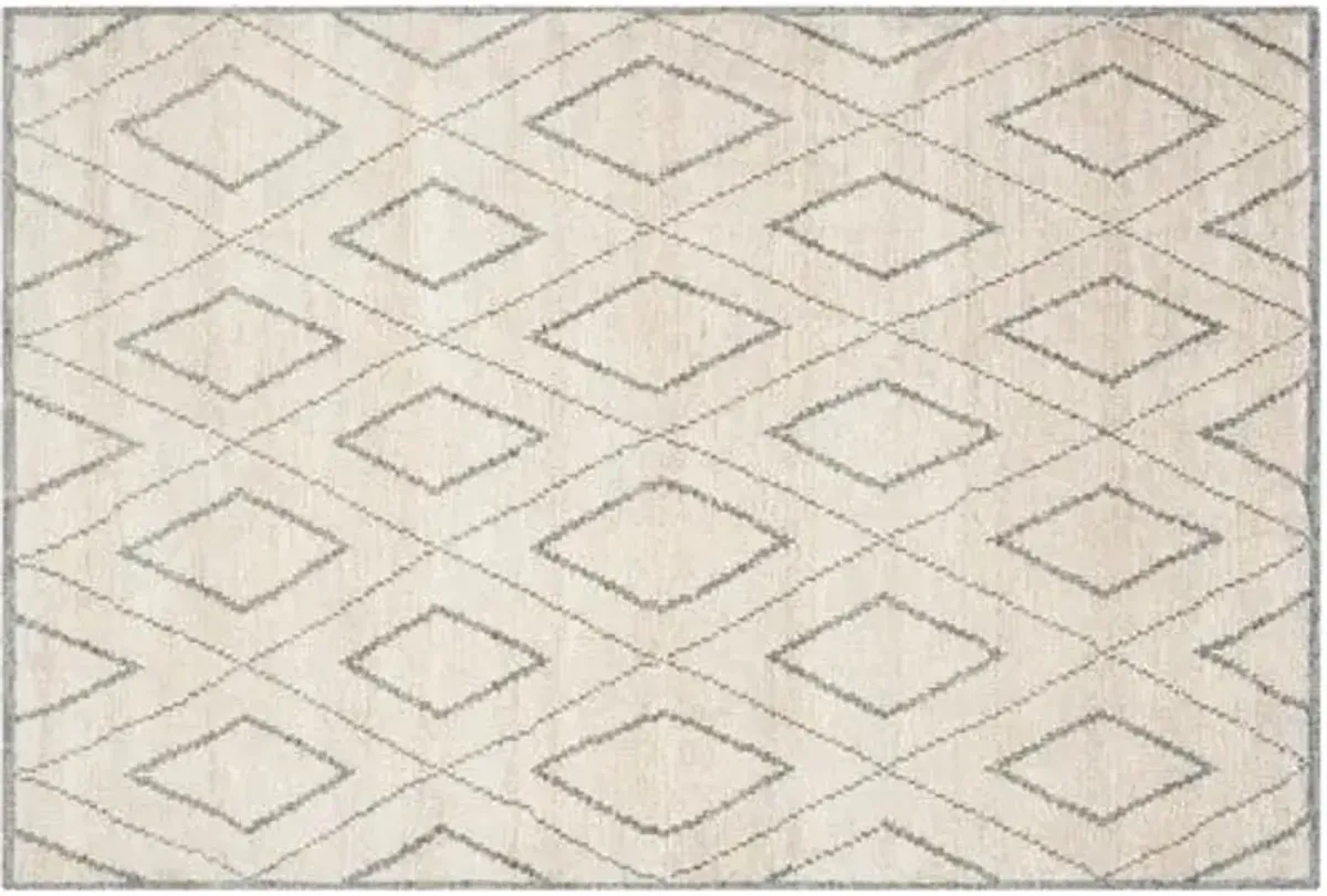 Covern Hand-Knotted Rug - Beige/Gray - Beige