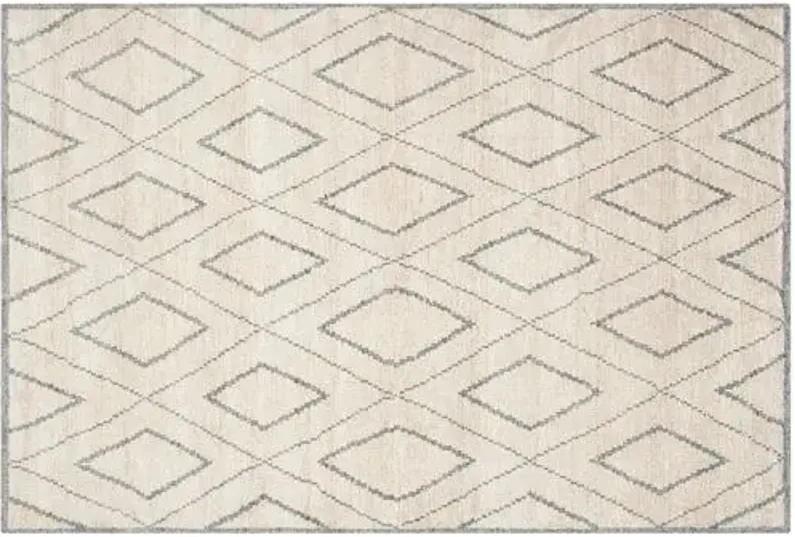 Covern Hand-Knotted Rug - Beige/Gray - Beige