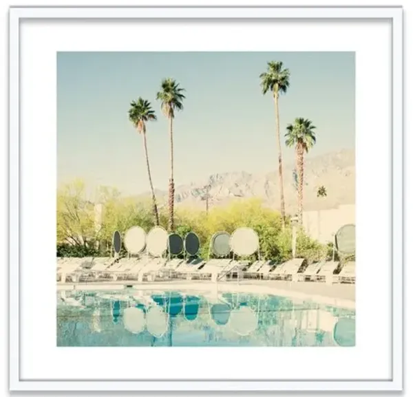 Christine Flynn - Pool Reflections Photograph - Green