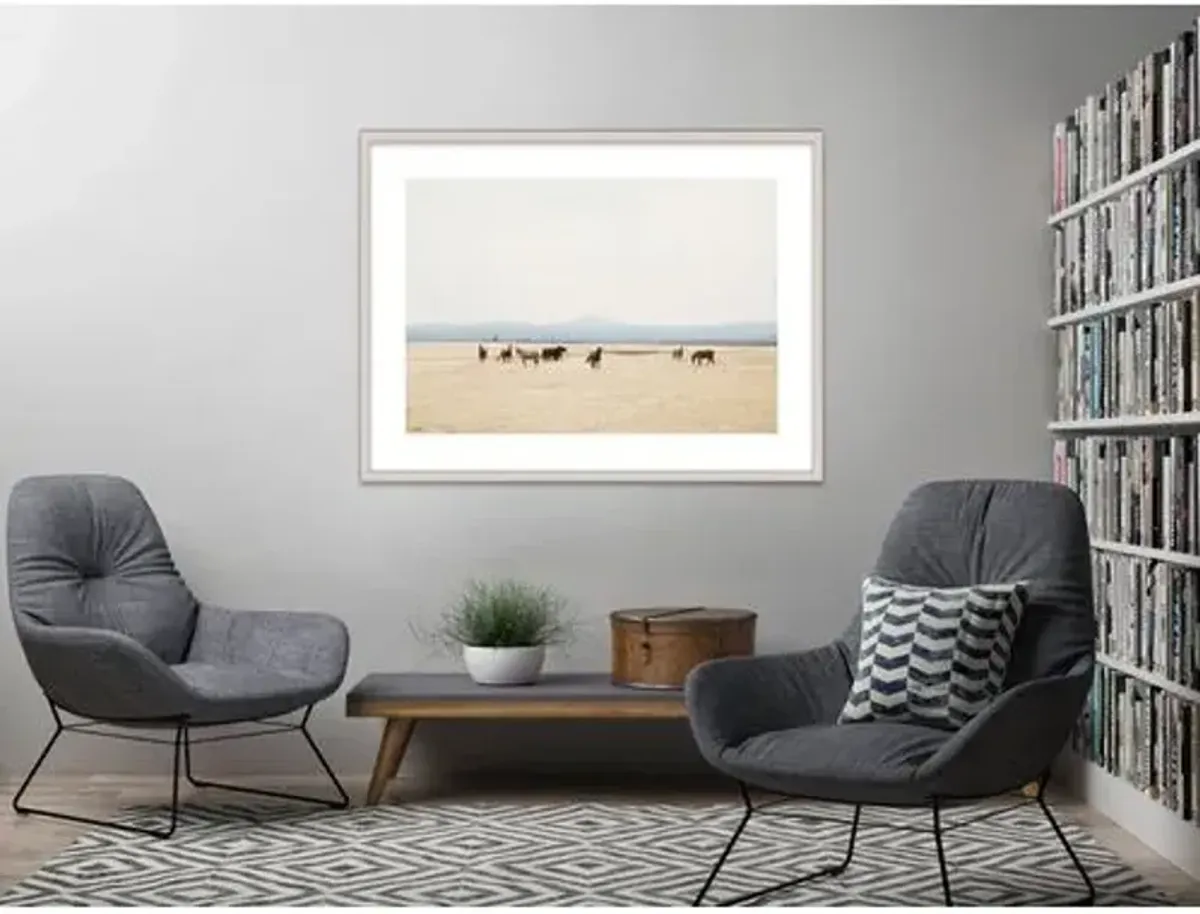 Christine Flynn - Wild Horses II Photograph - Beige
