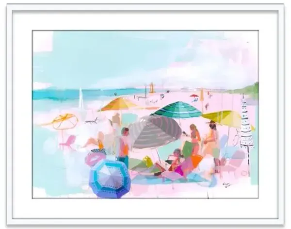 Painting - Teil Duncan - The Beach II Painting - Blue