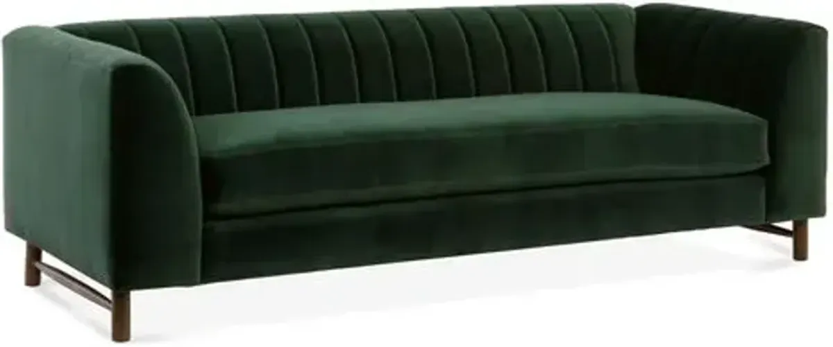 Alden Velvet Sofa