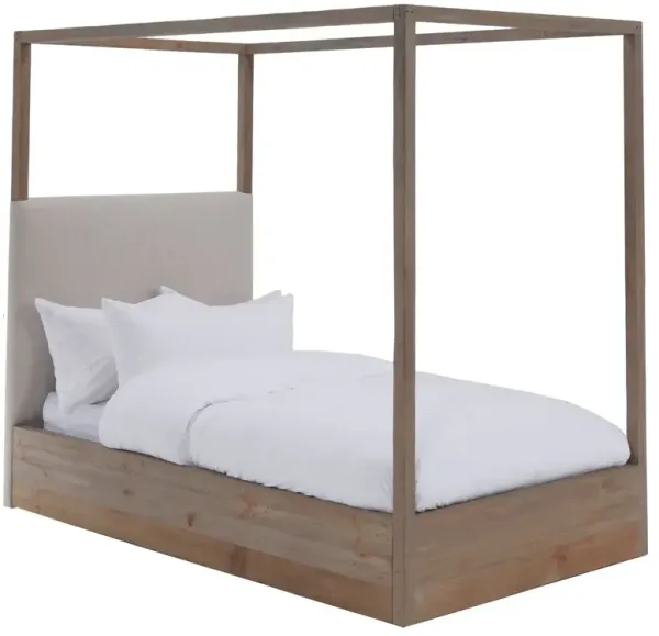Canopy Kids' Bed, Ivory Linen
