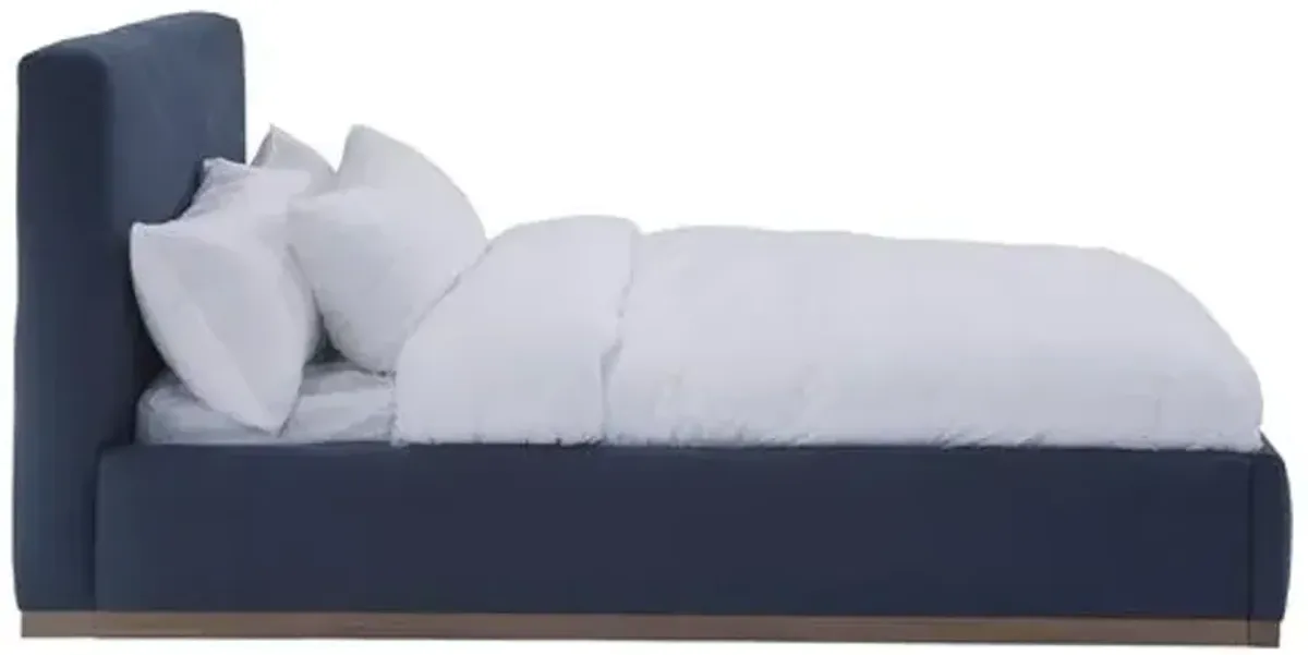 Dawn Kids' Bed - Indigo Linen - Community - Blue