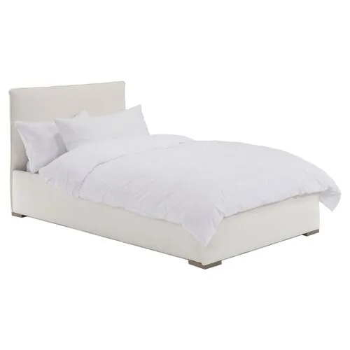 Kip Kids' Bed - White Linen - Community