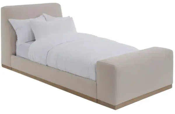 Nolen Kids' Bed, Oyster Linen