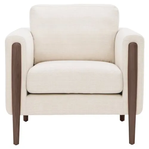 Steen Accent Chair - Sand - Ivory, Comfortable, Durable