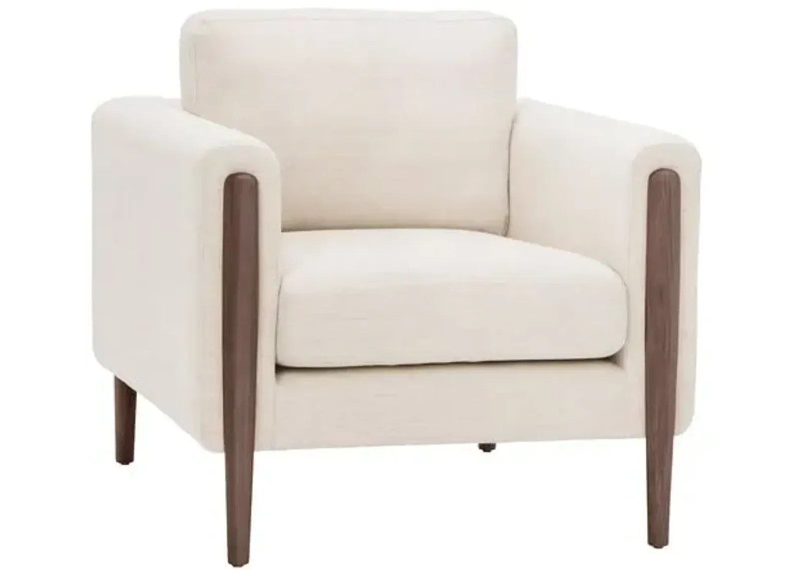 Steen Accent Chair - Sand - Ivory, Comfortable, Durable